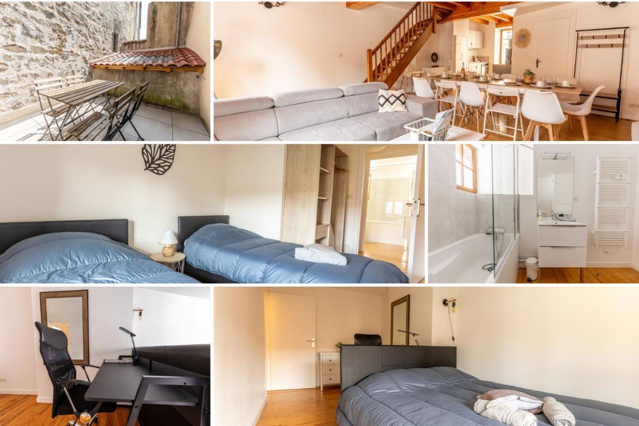 Le Double Pirou # 2 Appartements # Halte Auvergne Thiers Εξωτερικό φωτογραφία