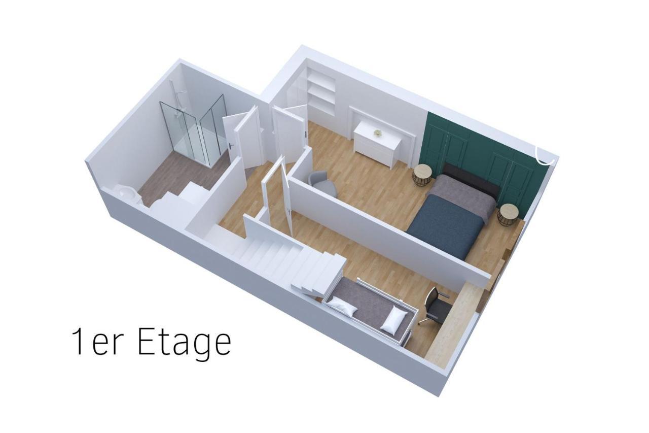 Le Double Pirou # 2 Appartements # Halte Auvergne Thiers Εξωτερικό φωτογραφία
